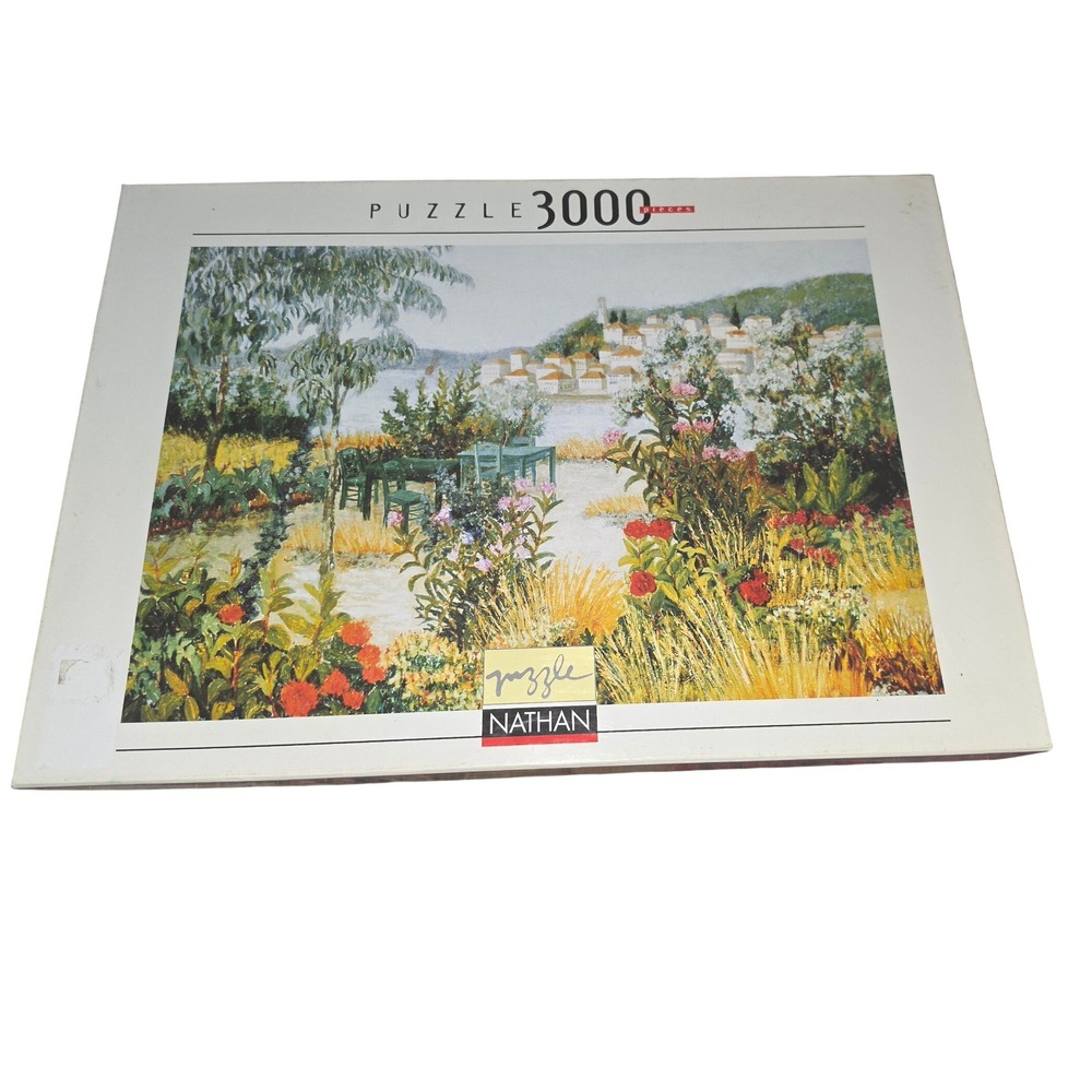 Nathan 3000 Piece Puzzle Jardin Sauvage Florence Arven Grands Peintres Landscape